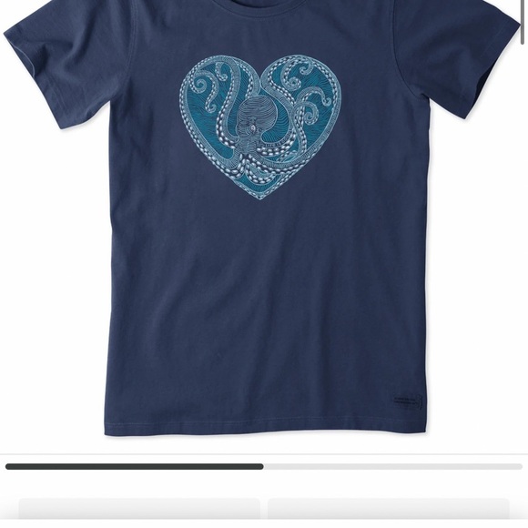 Life Is Good Tops - Life is good Octopus Short Sleeve Crusher Tee Size Medium
